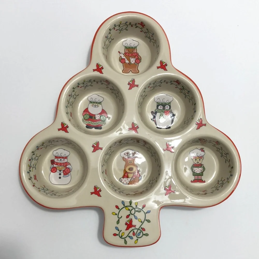Temptations By Tara Christmas Tree Shaped Cupcake Muffin Baking Pan NWT